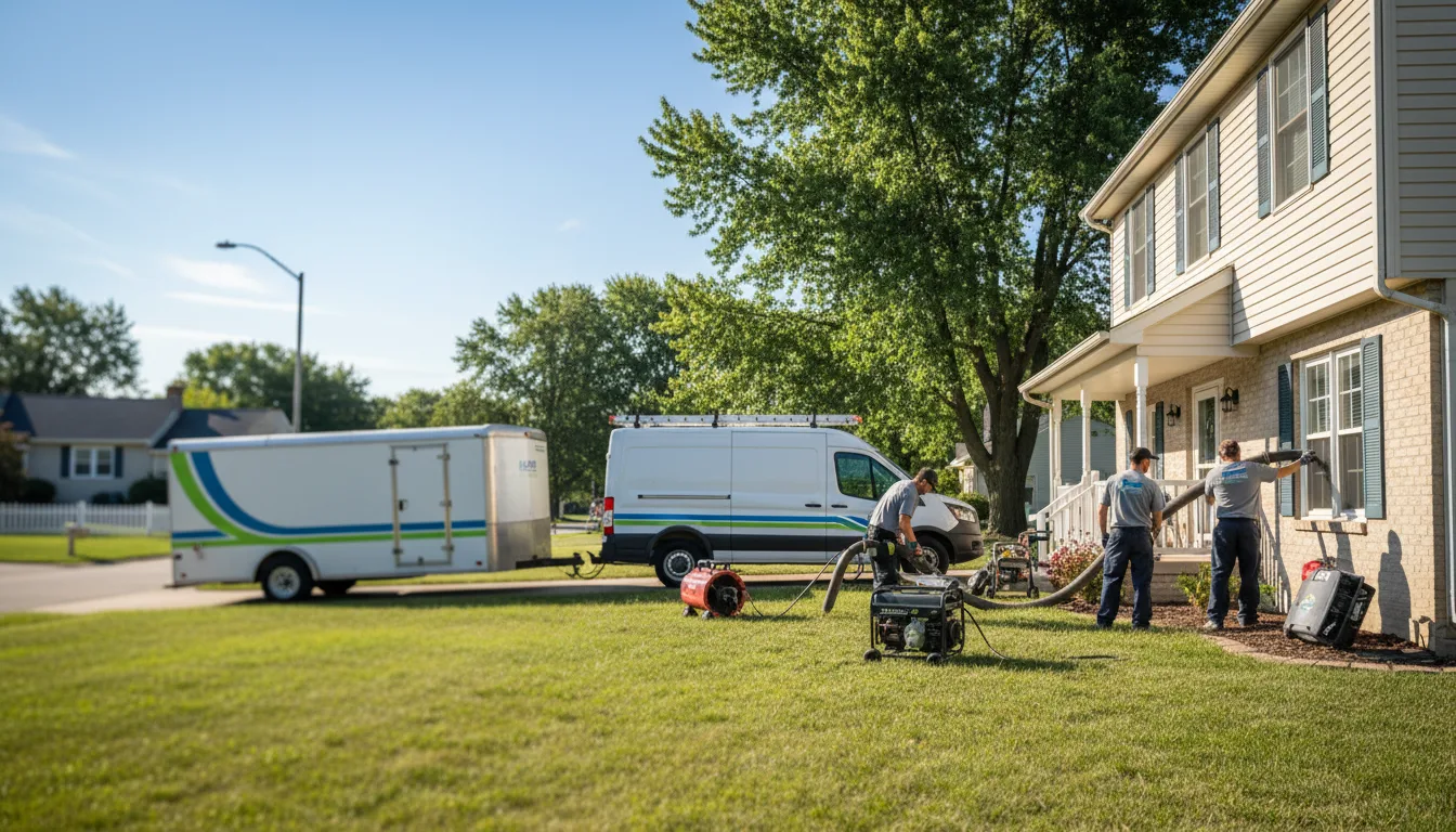 Flooded Basement Restoration And Cleanup With Repair in Shumway, IL near me